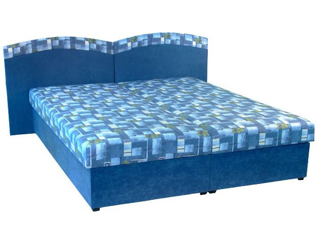 Manželská posteľ 160 cm Duo (s pružinovým matracom)