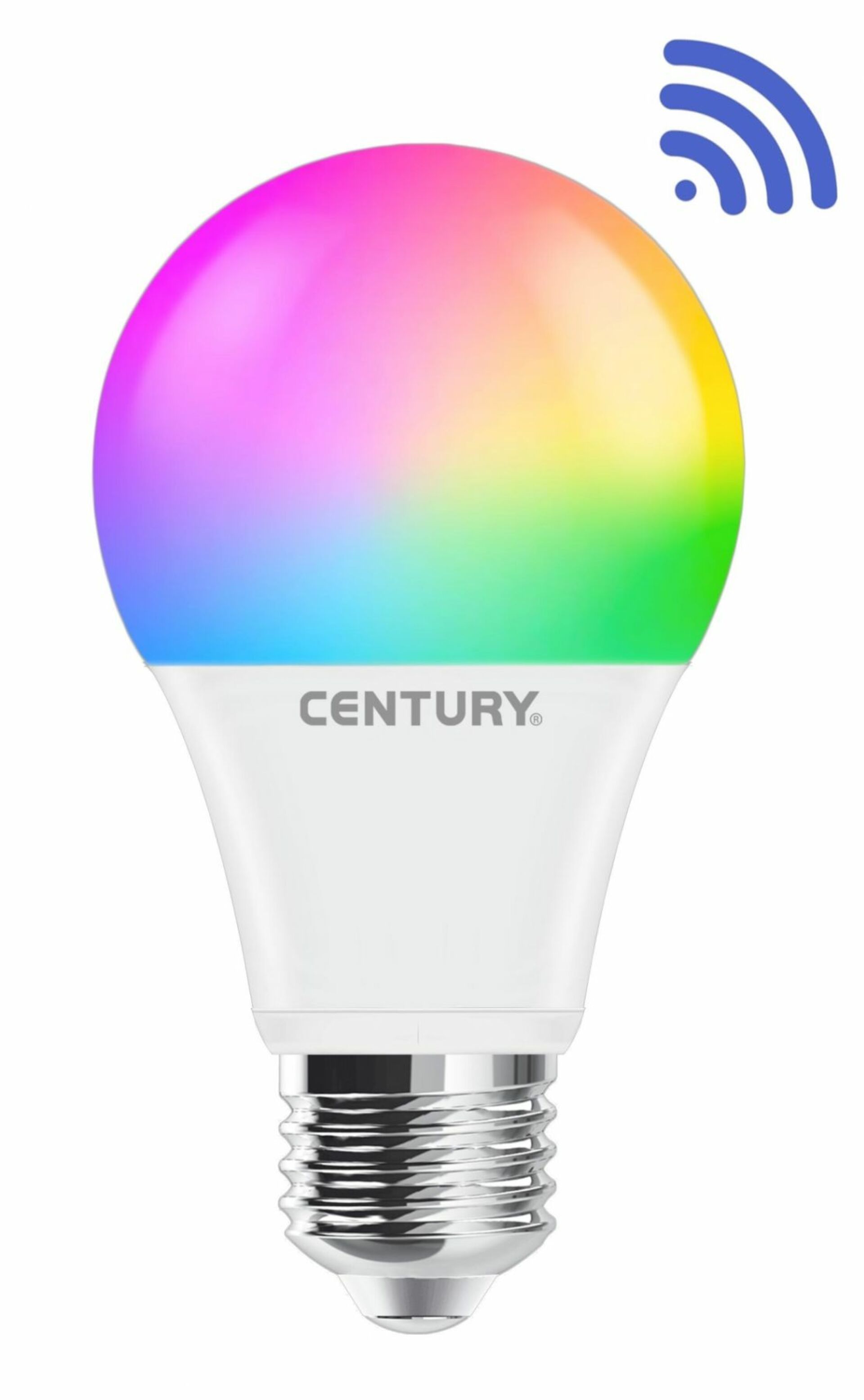 CENTURY LED HRUŠKA ARIA SMART 10W E27 RGB 3000-6500K 806Lm 220d 60x118mm IP20 Tuya WiFi CEN G3SMART-102700