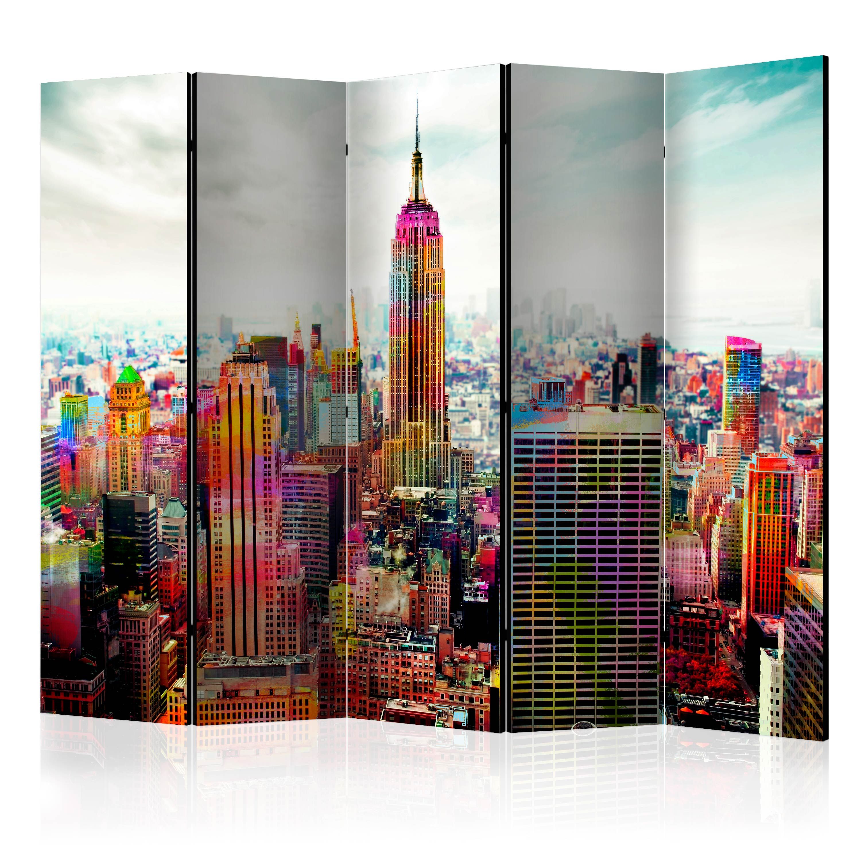 Artgeist Paraván - Colors of New York City [Room Dividers]