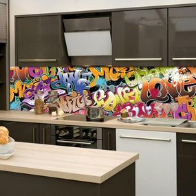 KI-260-020 Fototapeta do kuchyne - Graffiti 260 x 60 cm