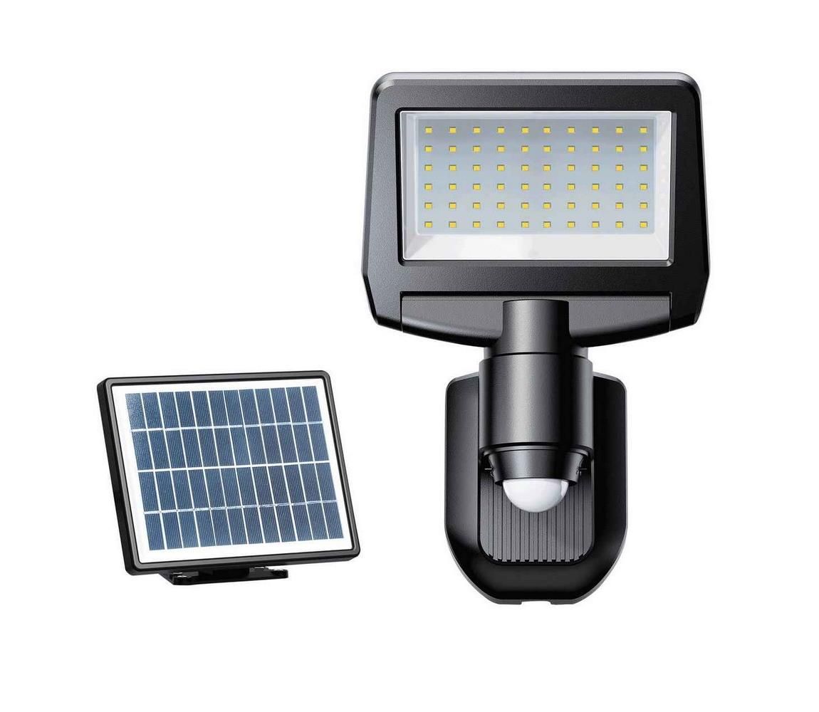 LED Solárny senzorový reflektor TOMI LED/10W/7,4V IP44