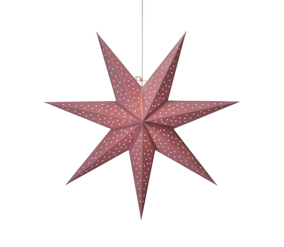 Markslöjd 704904 - Vianočná dekorácia CLARA 1xE14/6W/230V 75 cm ružová