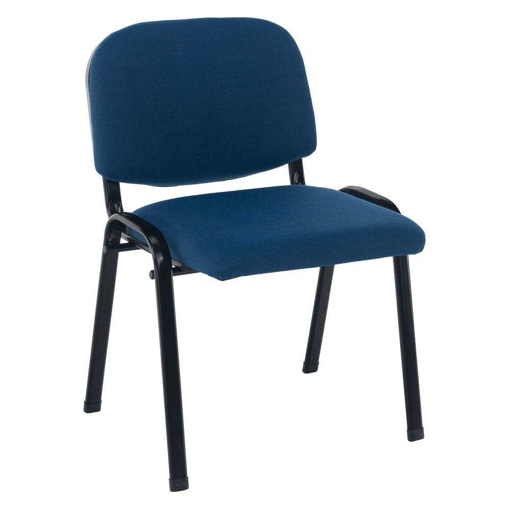 KONDELA Kancelárska stolička, tmavomodrá, ISO 2 NEW