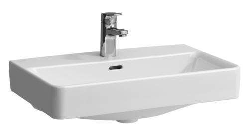 Laufen Pro S - Umývadlo Compact, 600 mm x 380 mm, 1 otvor na batériu, biela H8189590001041