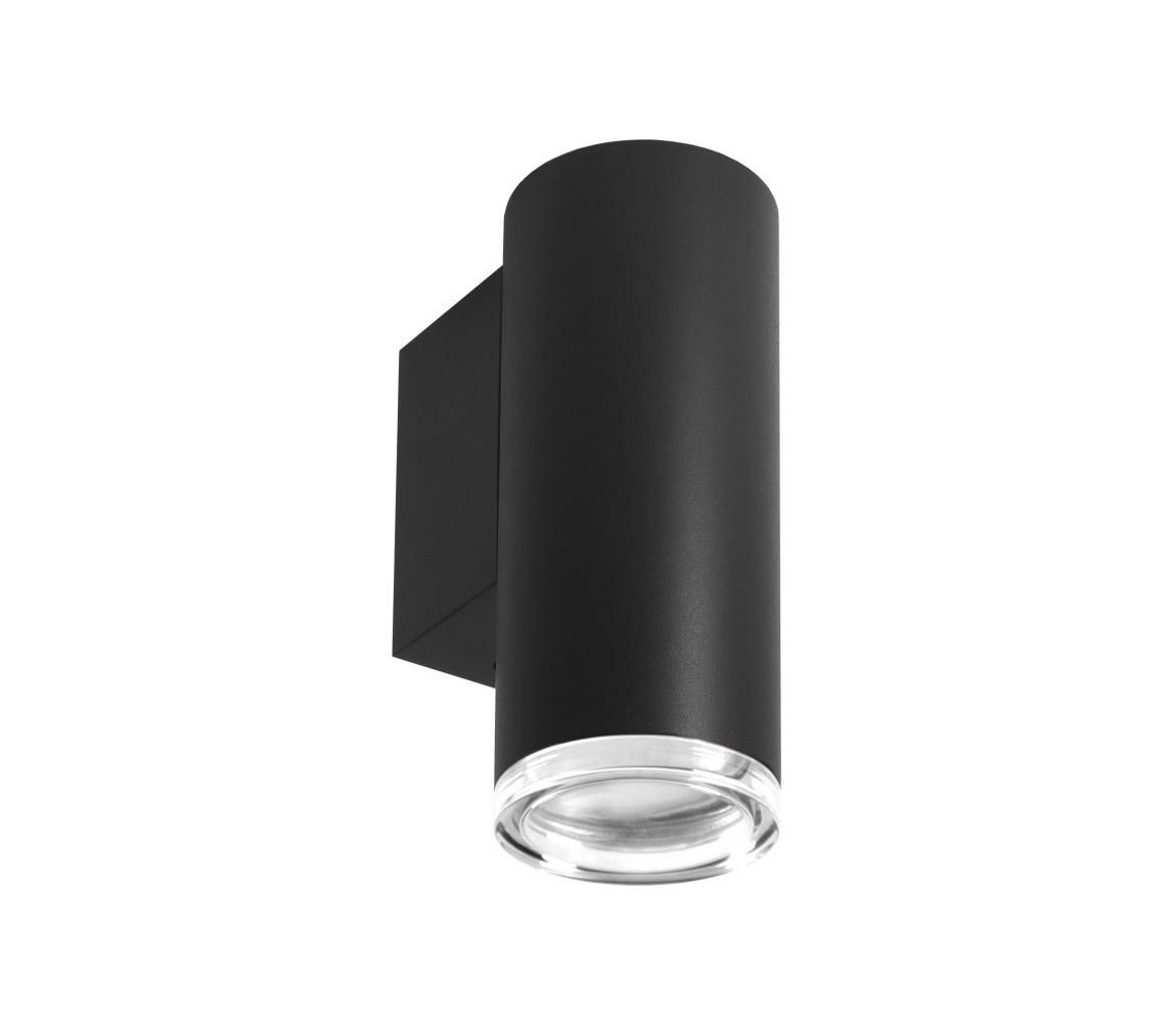 Kúpeľňové nástenné bodové svietidlo TURYN 1xGU10/10W/230V IP44 čierna