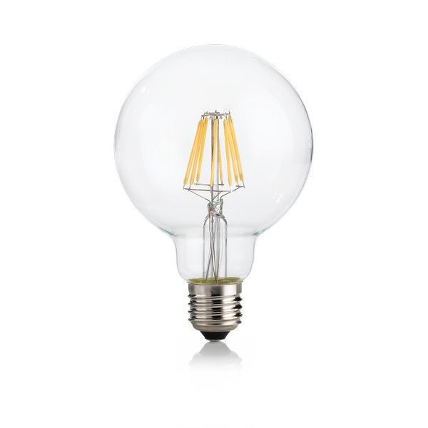 Ideal Lux 271606 LED žiarovka E27 Filament G95 8W/860lm 3000K priehľadná, globe