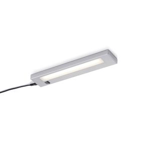 Trio Lighting Podhľadové LED svietidlo Alino, titán, dĺžka 34 cm, Kuchyňa, plast, 4W, P: 34 cm, L: 7 cm, K: 2cm