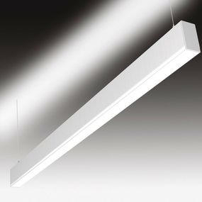 SEC Závěsné LED svítidlo přímé a nepřímé osvětlení WEGA-MODULE2-FAB-DIM-DALI, 25 W, eloxovaný AL, 851 x 50 x 94 mm, 3000 K, 3315 lm 320-B-453-01-00-SP