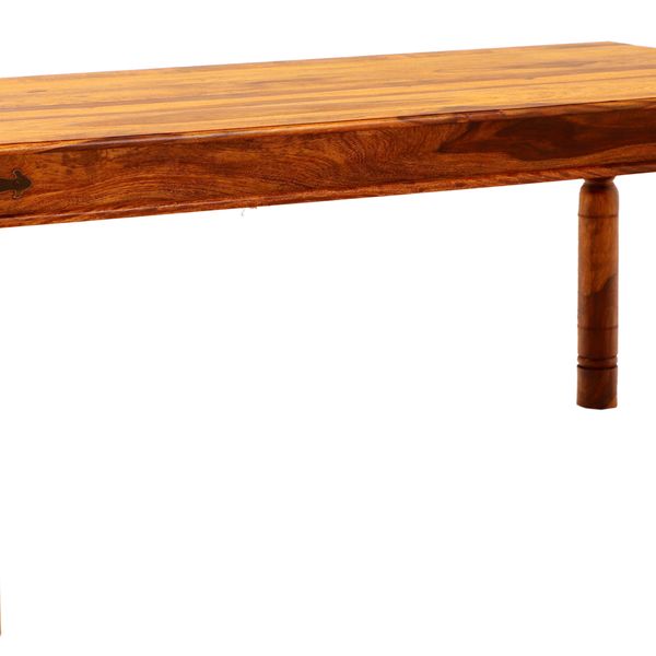 Jedálenský stôl Jali 200x90 z indického masívu palisander - Svetlomedová