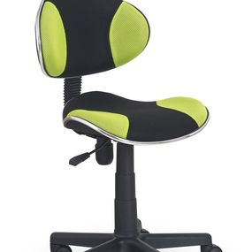 Detská stolička Flash čierna + zelená