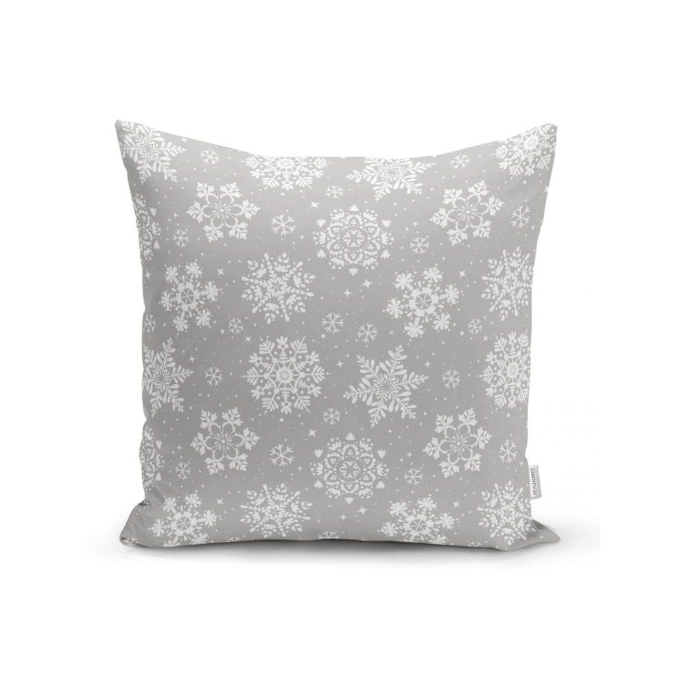 Vianočná obliečka na vankúš Minimalist Cushion Covers Snowflakes, 42 x 42 cm