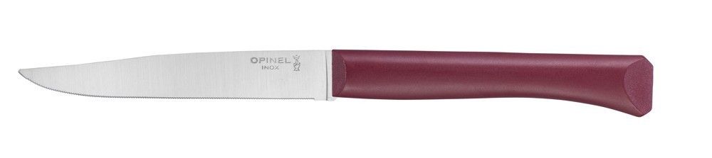 Opinel Bon Appetit steakový nôž s polymérovou rukoväťou, granátový, čepel 11 cm 2196
