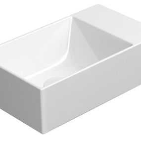 GSI - KUBE X keramické umývadlo 40x23 cm, biela ExtraGlaze 9484011