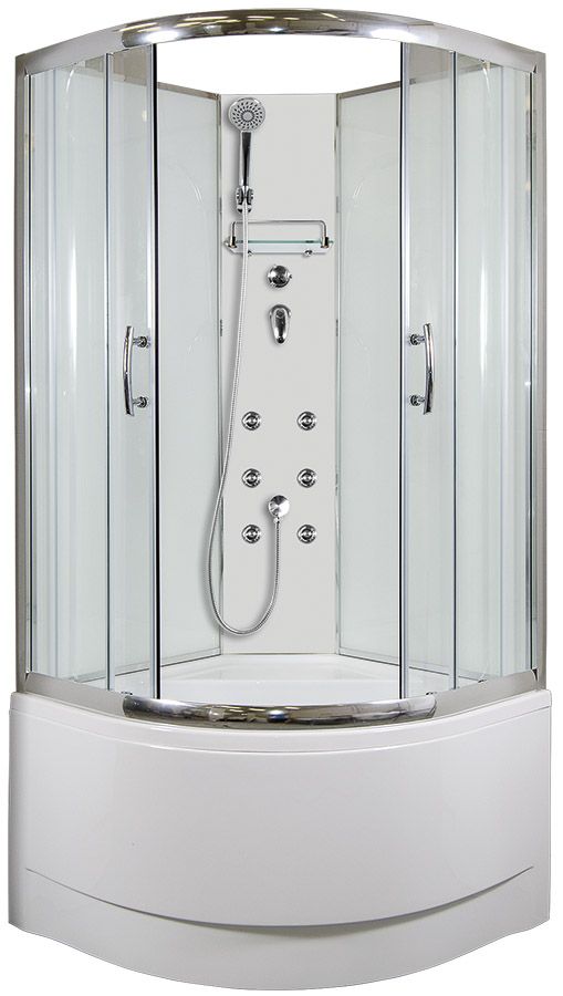 Arttec - Masážny sprchový box CALYPSO model 4 číre sklo