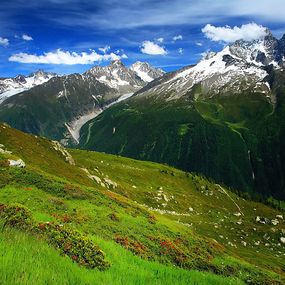 Príroda Tapety Hory v Haute Savoie 336 - samolepiaca