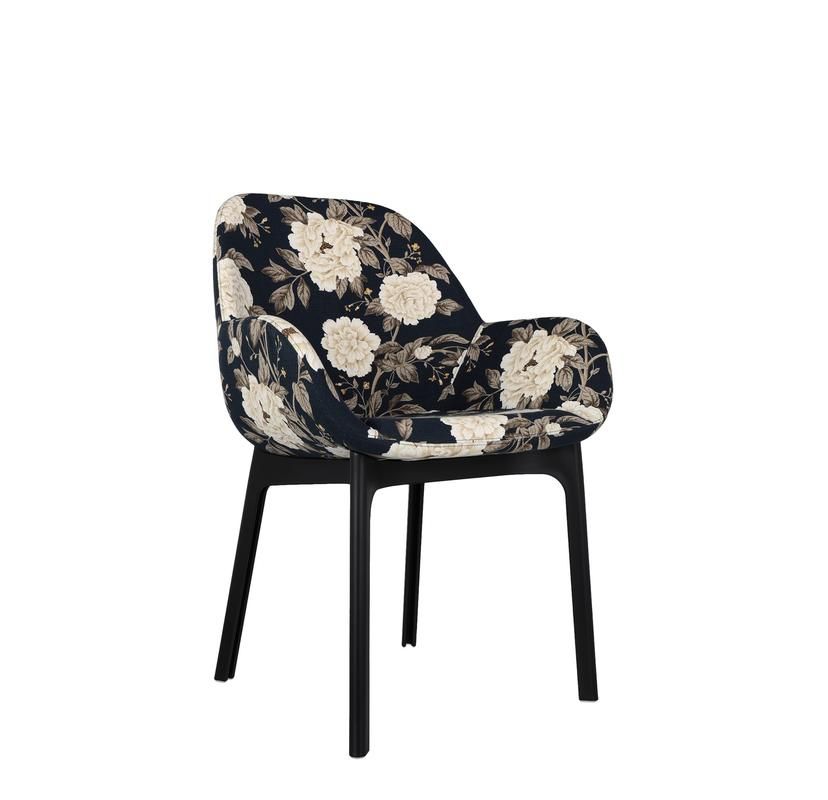 Kartell - Stolička Clap Sanderson - Peony, čierna