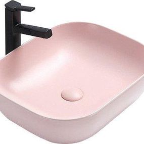 MEXEN - Rosa keramické umývadlo na dosku 50 x 40 cm ružové mat 21095044