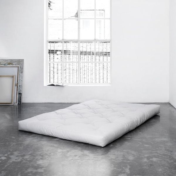 Biely extra mäkký futónový matrac 140x200 cm Double Latex – Karup Design