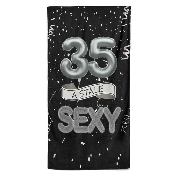 Osuška Stále sexy – čierna (vek: 35)