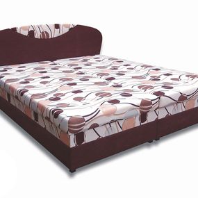 Manželská posteľ 180 cm Izabela 5 (s penovými matracmi)