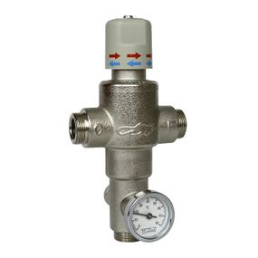 Sanela - Termostatický zmiešavací ventil 3/4“ (43l/min., pri tlaku 0,1 MPa)