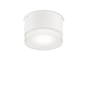 Exteriérové stropné svietidlo Ideal lux 168036 URANO PL1 SMALL BIANCO 1xGX53 15W biela IP44