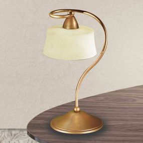 Lam Stolová lampa Alessio 1 svetlo, visiaca, Obývacia izba / jedáleň, kov, sklo, E14, 40W, K: 34cm