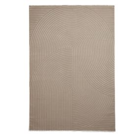Svetlohnedý umývateľný koberec z recyklovaných vlákien 120x170 cm Flores – Think Rugs