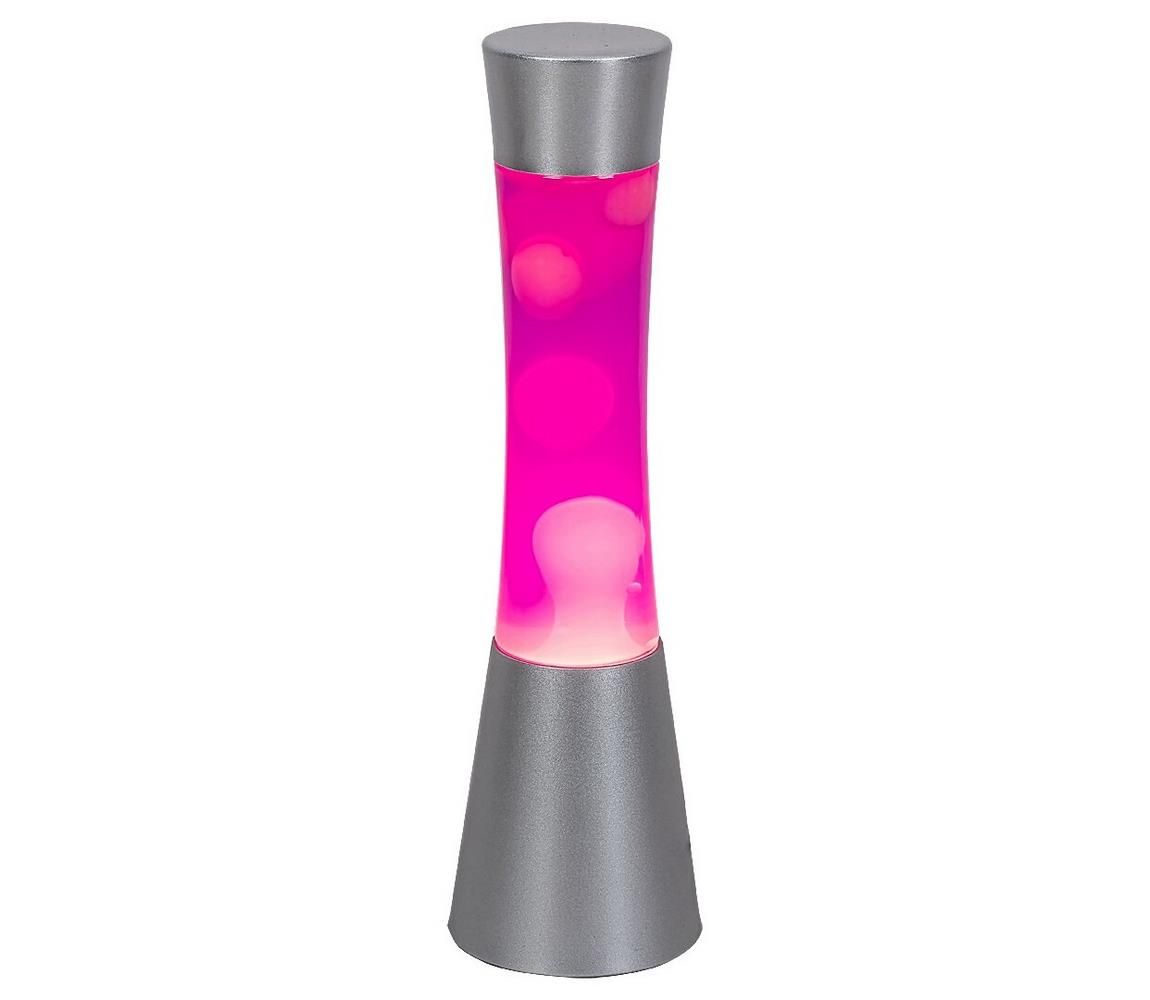 Rabalux 7030 - Lávová lampa MINKA 1xGY6,35/20W/230V ružová