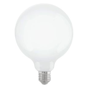 EGLO 110123 LED celosklenená žiarovka E27 G125 Globe 7,5W/60W 806lm 2700K biela DIM stmievateľná