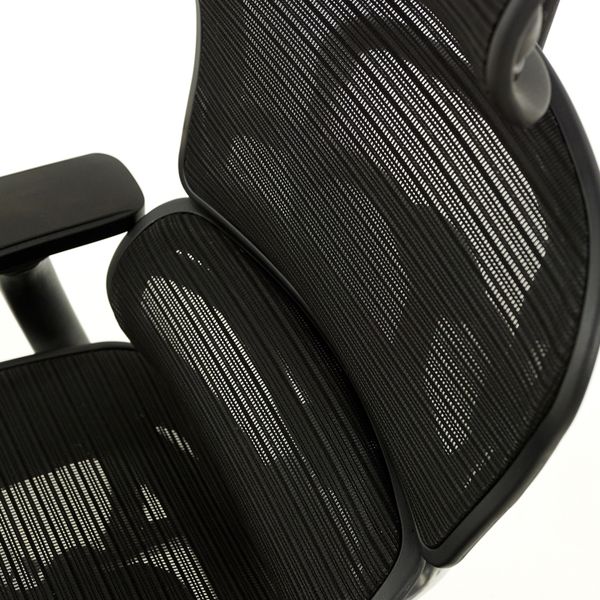 Kancelárska stolička s podrúčkami Efuso BS - čierna / chróm