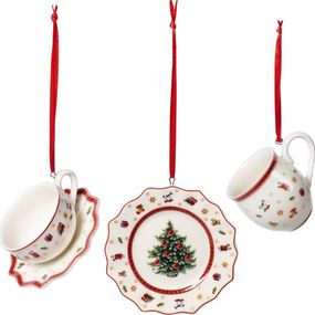Villeroy & Boch Toy´s Delight Decoration vianočná závesná dekorácia, servis, 3 ks 14-8659-6664 14-8659-6664