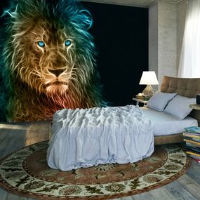 Fototapeta lev v abstraktnej forme - Abstract lion