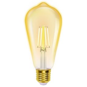 LED Stmievateľná žiarovka FILAMENT ST64 E27/6W/230V 2700-6500K Wi-Fi - Aigostar