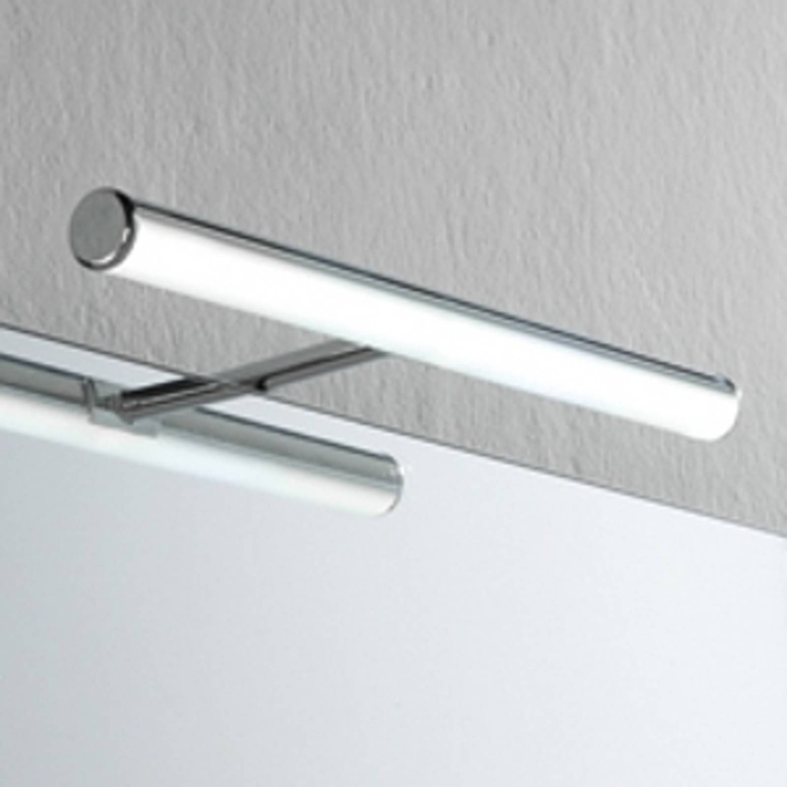 Ebir Zrkadlové LED svetlo Irene S3 ochranná trieda IP4, Kúpeľňa, kov, plast, sklo, 6W, P: 28.6 cm