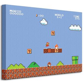 Super Mario Bros. (1-1) - Obraz na płótnie WDC92381