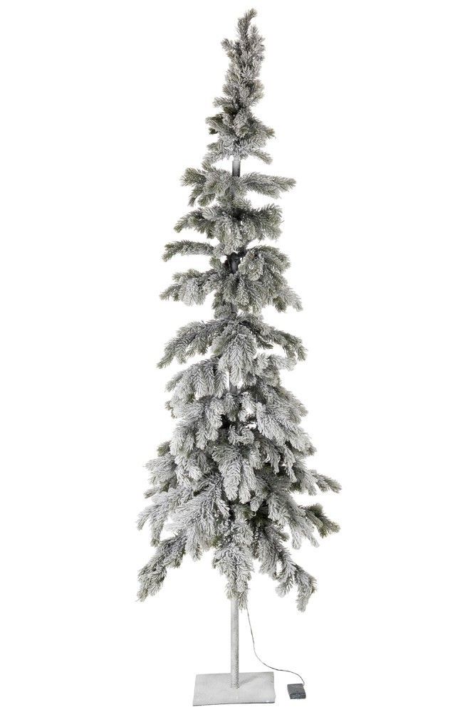 Vianočný zasnežený stromček s led svetielkami Snowy - 100 * 220 cm