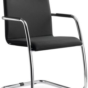 LD SEATING Konferenčná stolička STREAM 282-KZ-N1, kostra čierna