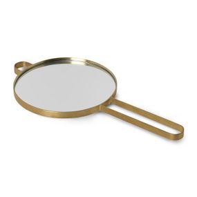 ferm LIVING Zrkadlo Poise Brass