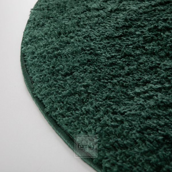 DomTextilu Nádherný okrúhly koberec v smaragdovo zelenej farbe 44370-207877