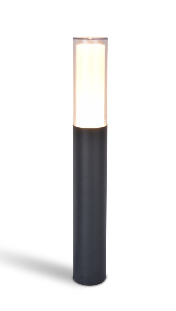 Lutec 7200501118 LED záhradný stĺpik Dropa 1x9W | 500lm | 2700-6500K | RGB | IP44 - čierna