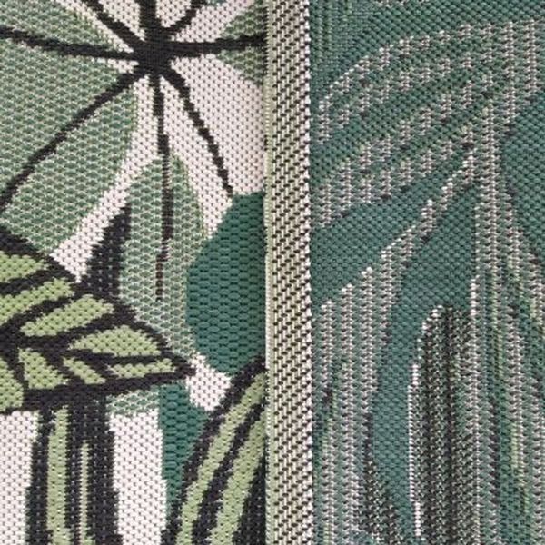 DomTextilu Béžovo-zelený koberec s motívom listov 67165-241896
