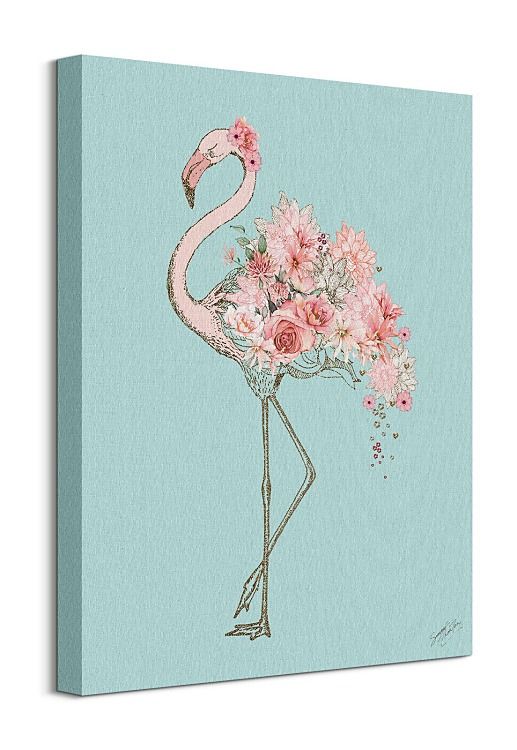 Reprodukcia obrazu Thornton  Summer Floral Flamingo WDC94841