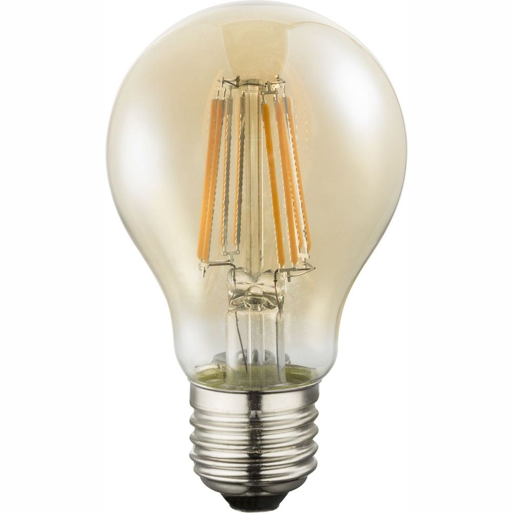 LED žiarovka Led bulb 10582A (nikel + jantár)