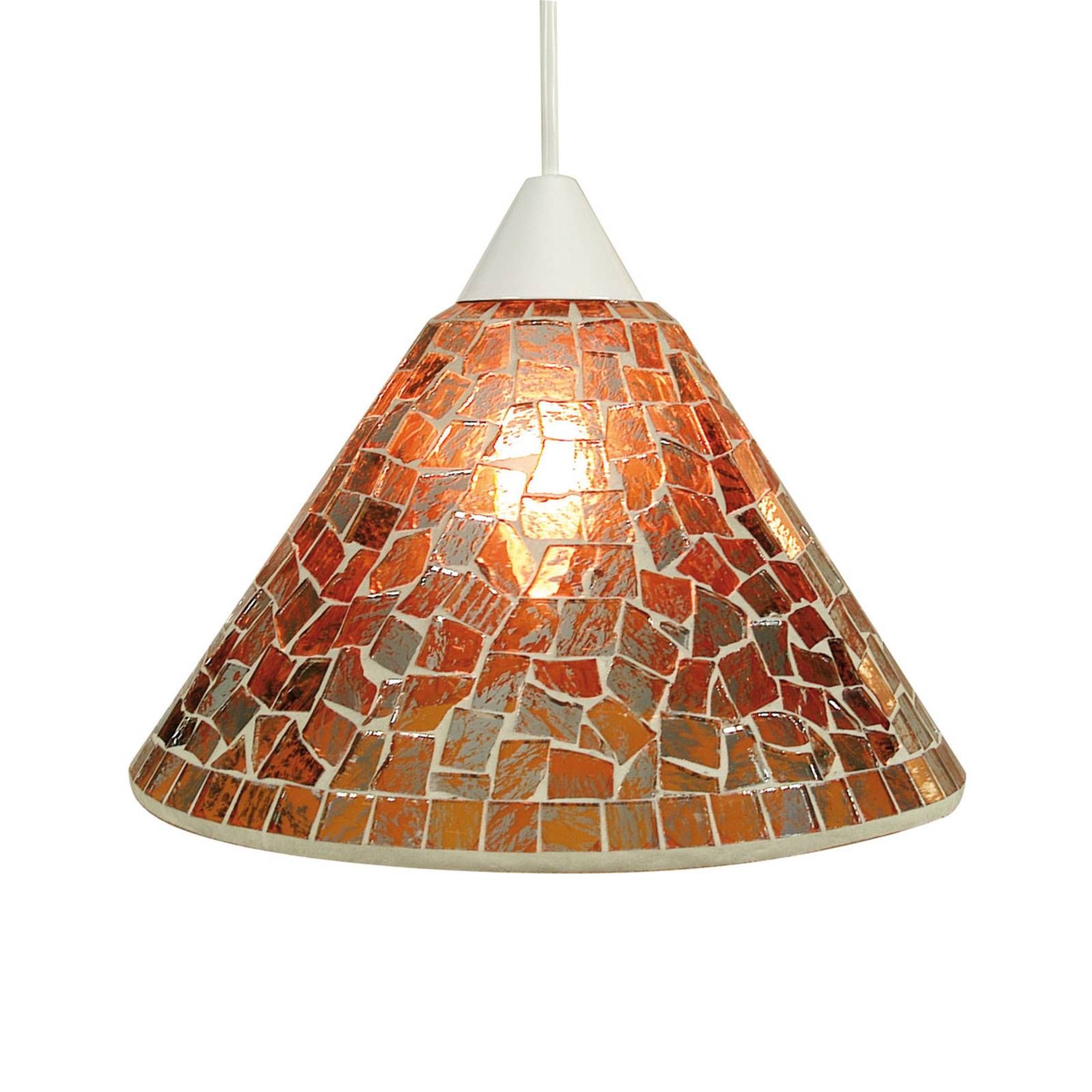 Näve Závesná lampa Jana v orientálnom štýle Ø 28, 5 cm, Obývacia izba / jedáleň, sklo, E27, 60W, K: 20cm