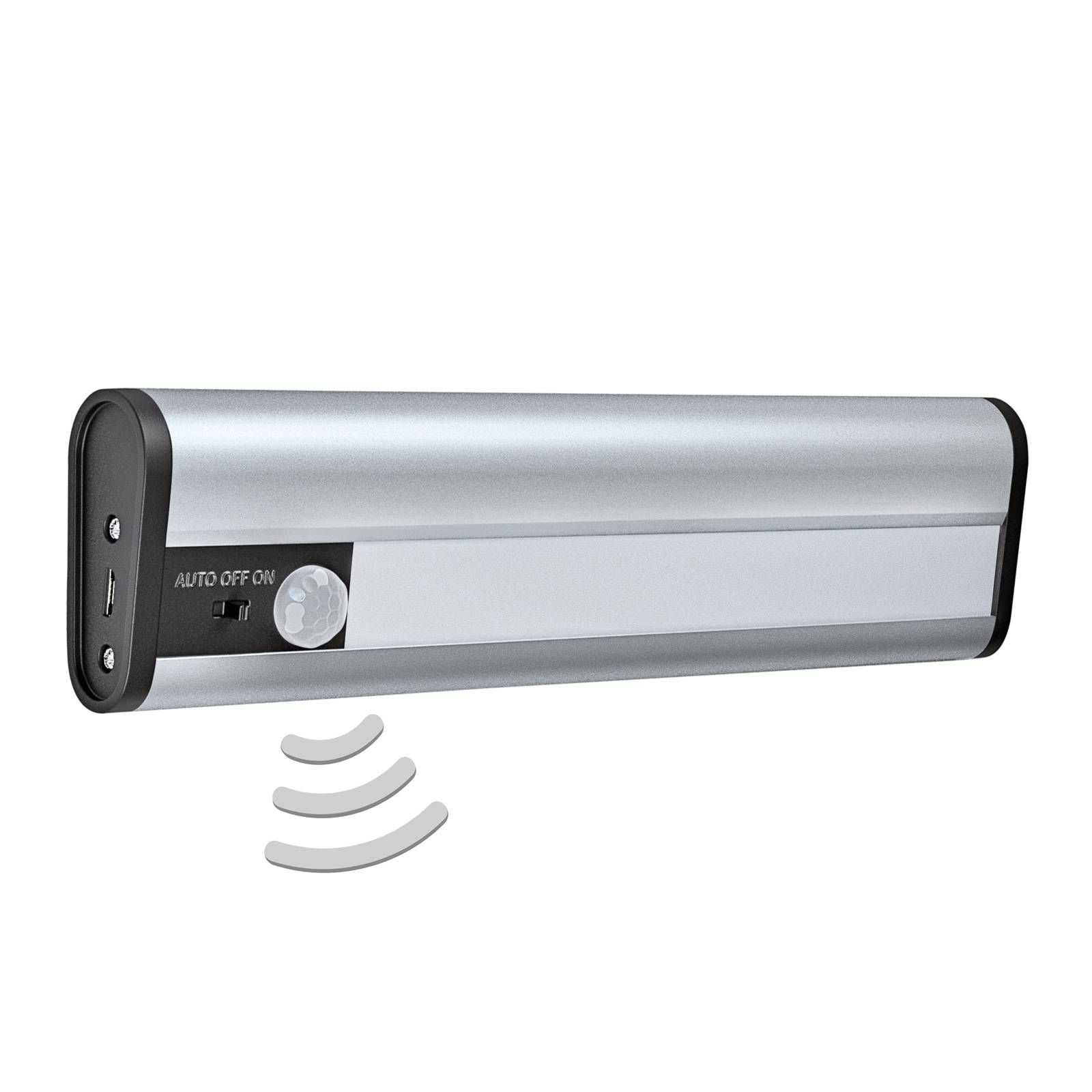 LEDVANCE Linear Mobile podhľadové svetlo USB 20 cm, Kuchyňa, hliník, polykarbonát, 1W, P: 20 cm, L: 5 cm, K: 2.2cm