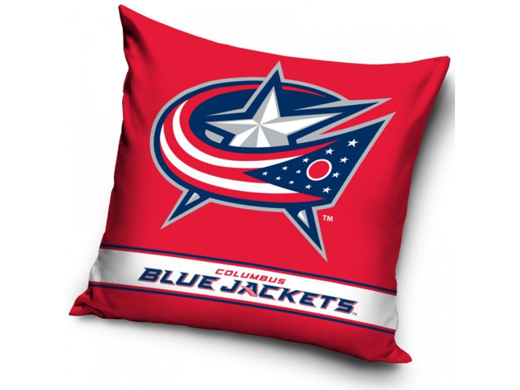 Vankúšik  NHL Columbus Blue Jackets 40x40 cm