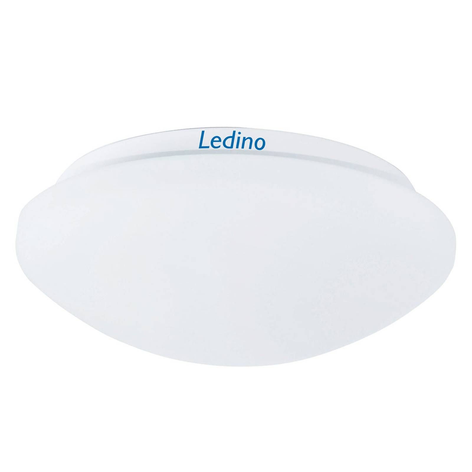 Ledino Stropné LED svietidlo Deutz so sklenenou kupolou, Chodba, kov, sklo, 18W, K: 10.2cm