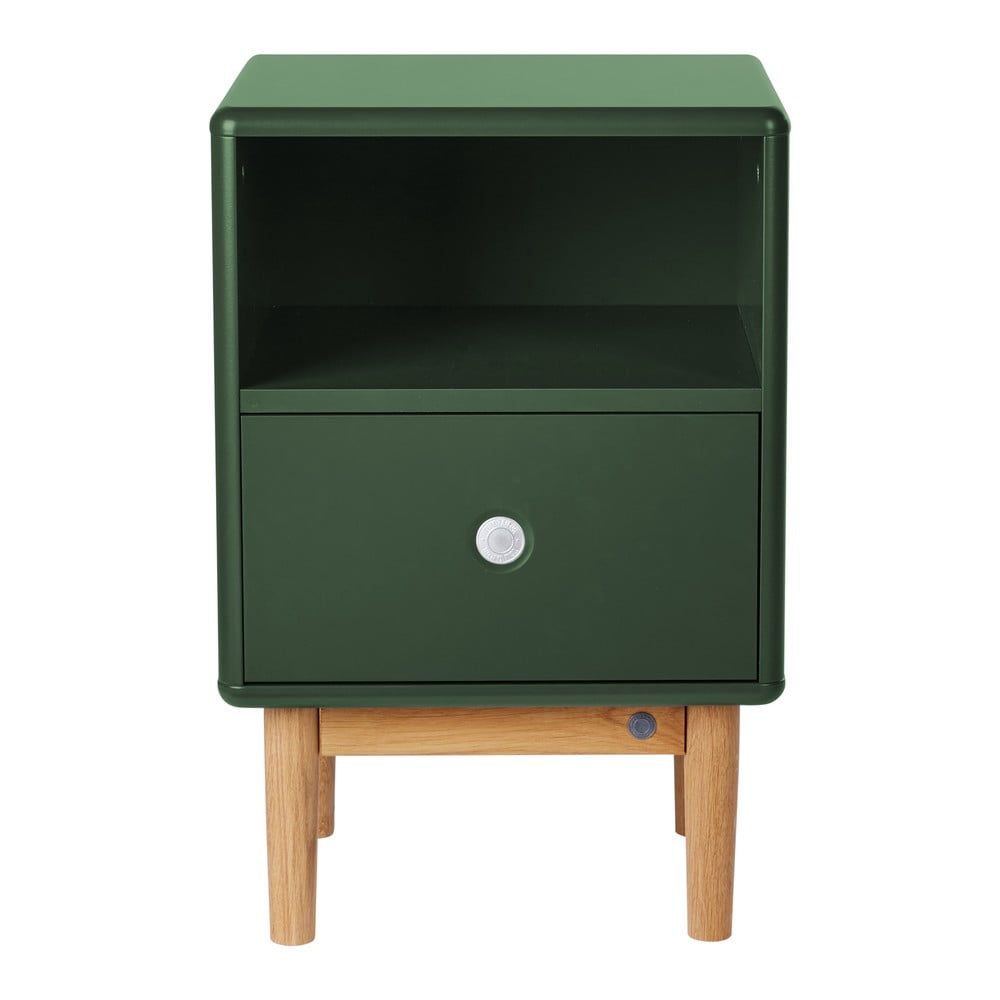 Tmavozelený nočný stolík Color Box – Tom Tailor