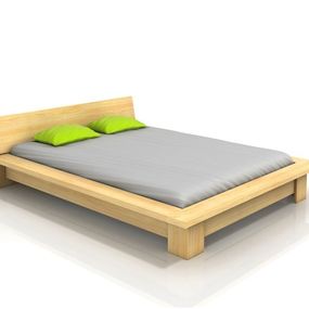 Manželská posteľ 160 cm Naturlig Boergund (borovica) (s roštom)